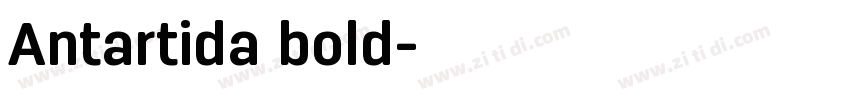 Antartida bold字体转换